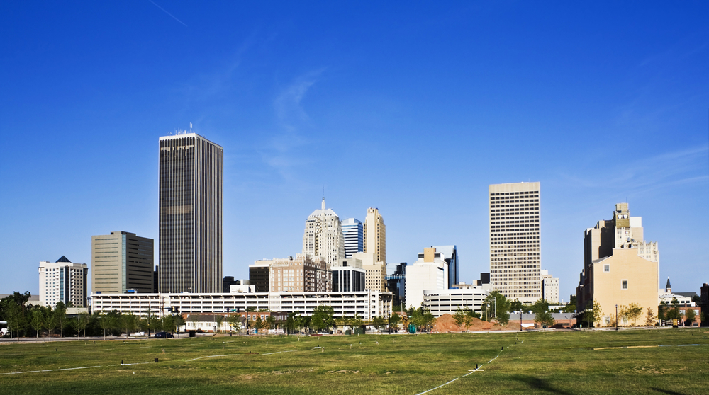 Skyline of Oklahoma USA