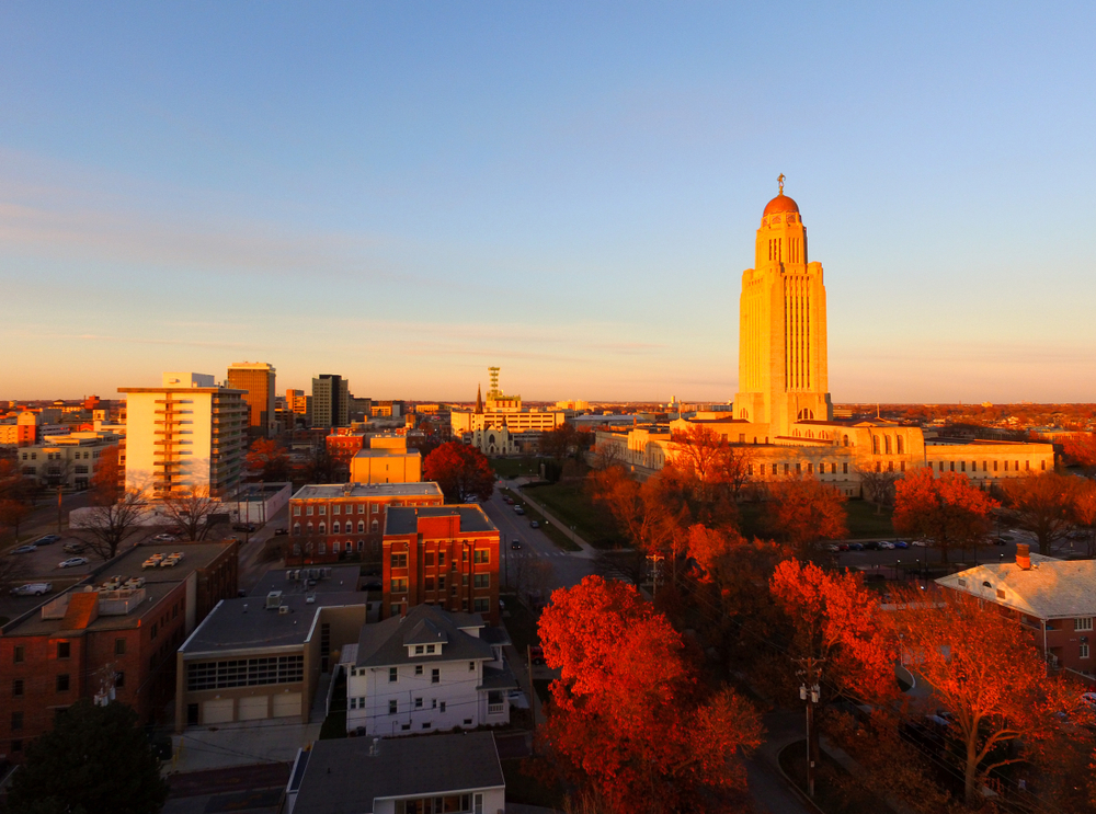State Capital Building in Lincoln Nebraska USA
