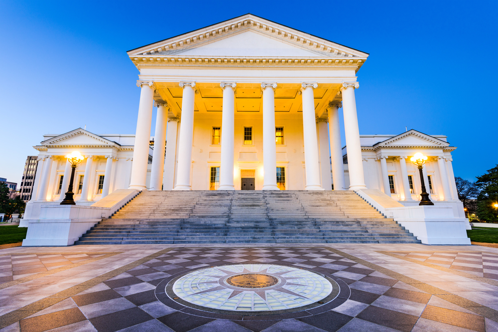 State Capitol in Richmond Virginia USA