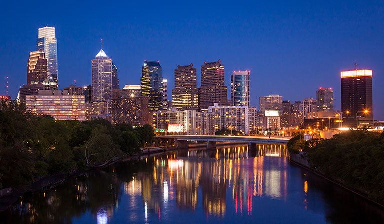 Philadelphia Downtown Skyline, Pennsylvania