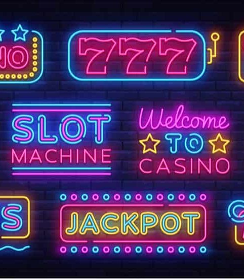 Neon Slots Background
