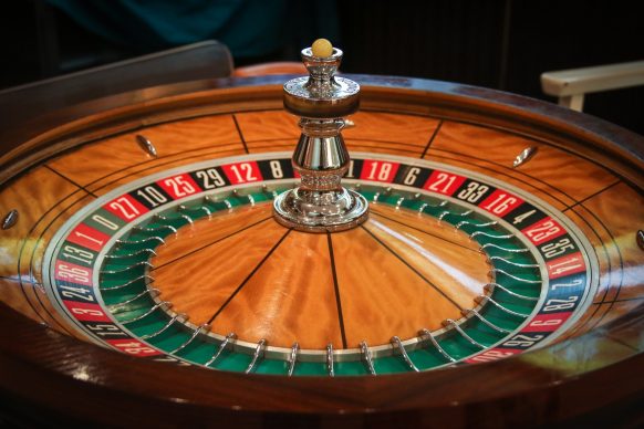 Casino roulette wheel