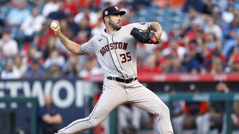 Baseball player throws the ball during a baseball game