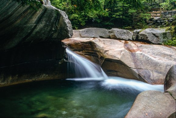 Basin Cascade Trail, Franconia, New Hampshire, USA