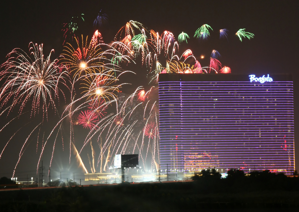 Fourth July celebrations at the Borgata Casino and Hotel in Atlantic City