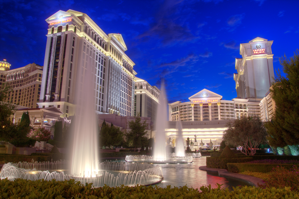 Caesars Palace luxury hotel and casino in Las Vegas Nevada