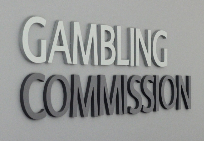 Gambling Commission Sign