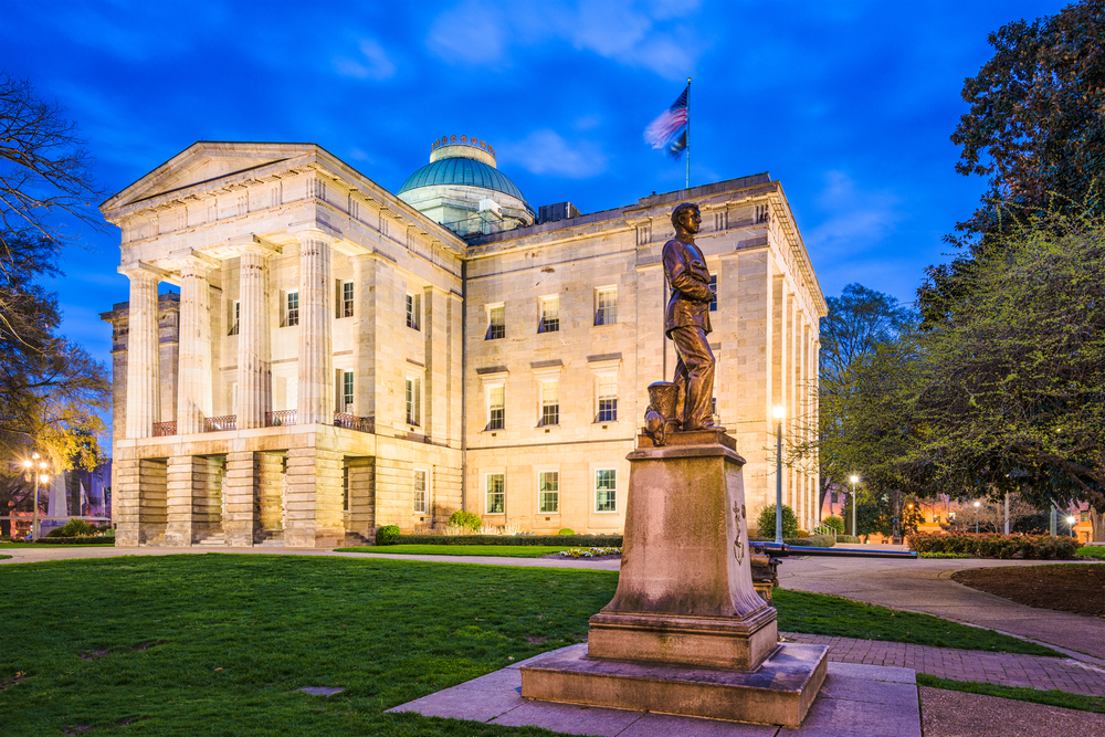 Raleigh North Carolina USA State Capitol Building