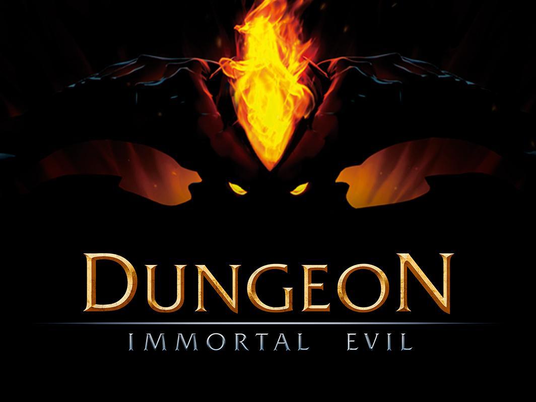 Dungeon Immortal Evil Slot Logo