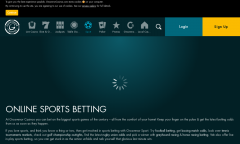 Grosvenor Sports Sport page desktop view