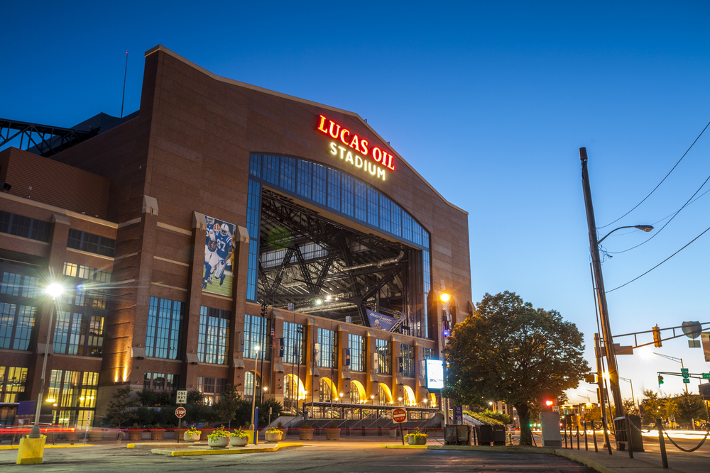 Lucas Oil Stadium, home to Indianapolis Colts