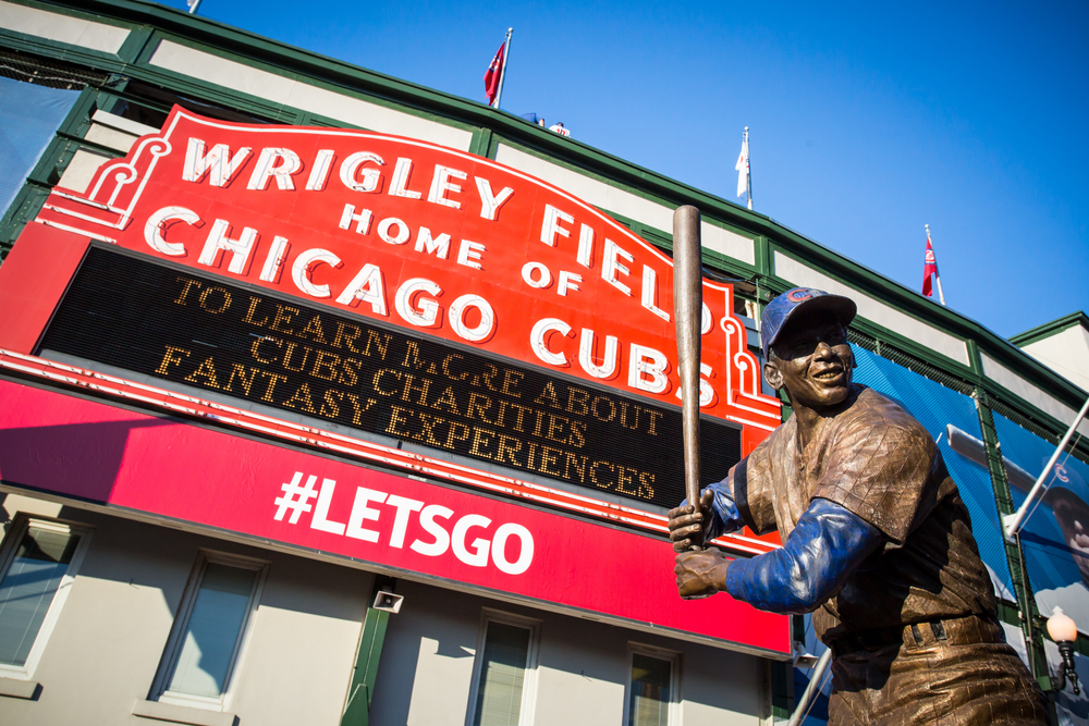 Wrigley Field stadium signage