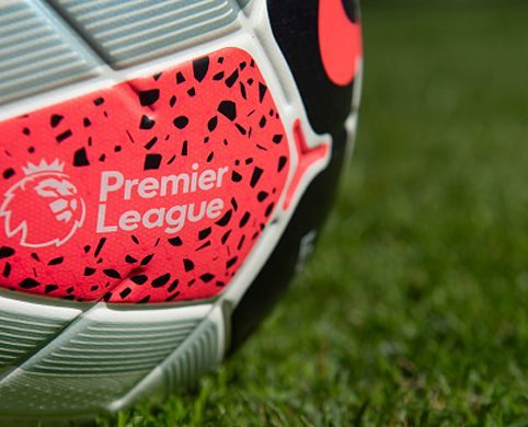 Premier League Logo on a football