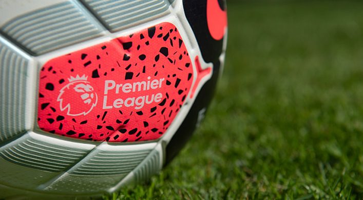 Premier League Logo on a football