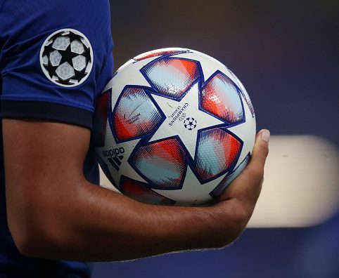 UCL football in arm