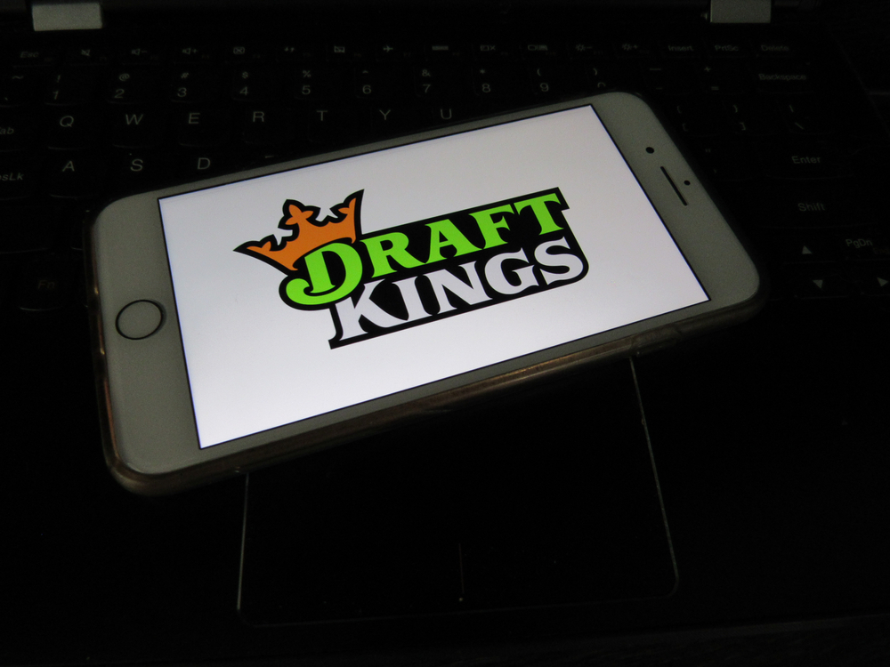 DraftKings app on a smartphone
