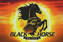 Black Horse Deluxe Slot Logo