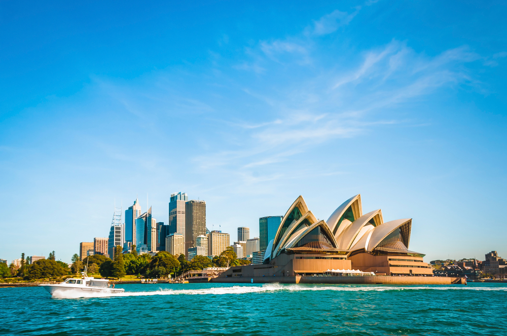 Circular Quay and Opera House Sydney Australia