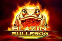 Blazin' Bullfrog Slot Logo