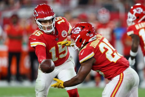 Kansas City Chiefs players during an american football match