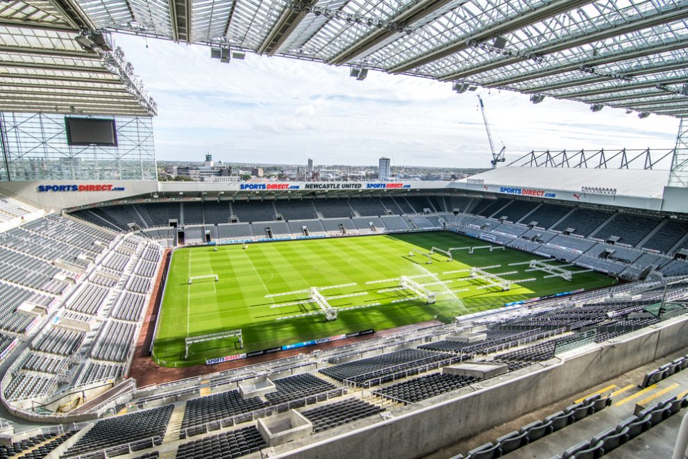 Football Stadium Newcastle upon Tyne England