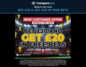 Priced Up World Cup Offer 2026: Bet £20 Get £20 Free Bets